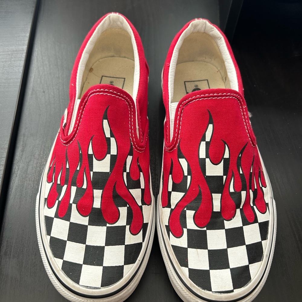 Red and White Checkered Vans